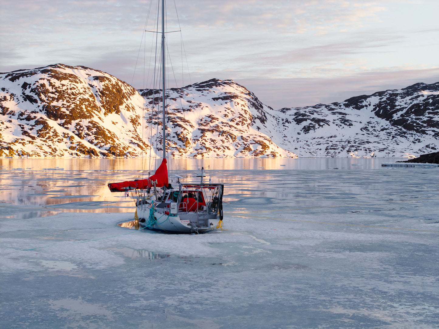 Ice is Giving Way. Kangerluarsuk Tulleq, Greenland.