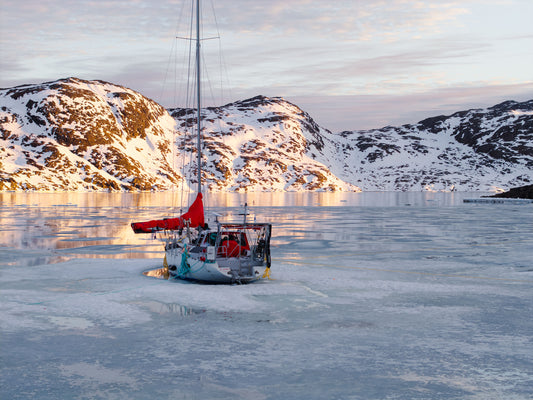 Ice is Giving Way. Kangerluarsuk Tulleq, Greenland.