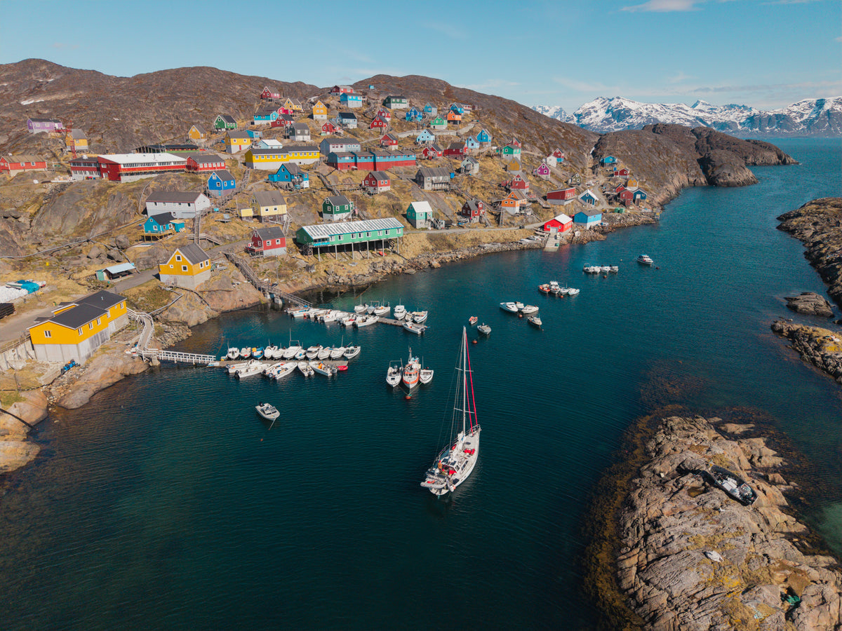 Town Life. Kangaamiut, Greenland.