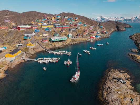 Town Life. Kangaamiut, Greenland.