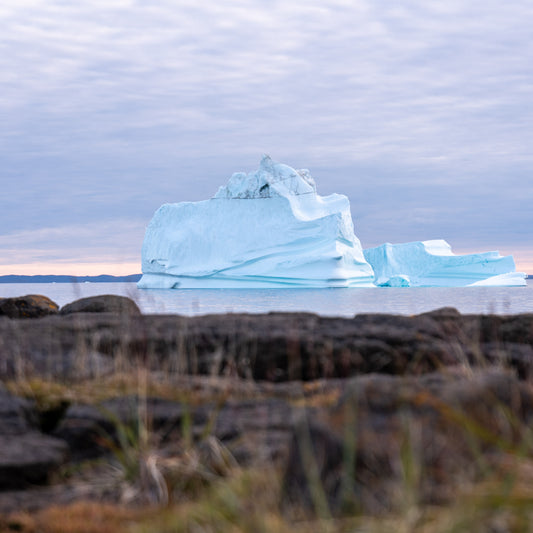 In the Iceberg Zone. Disko Bay, Greenland.