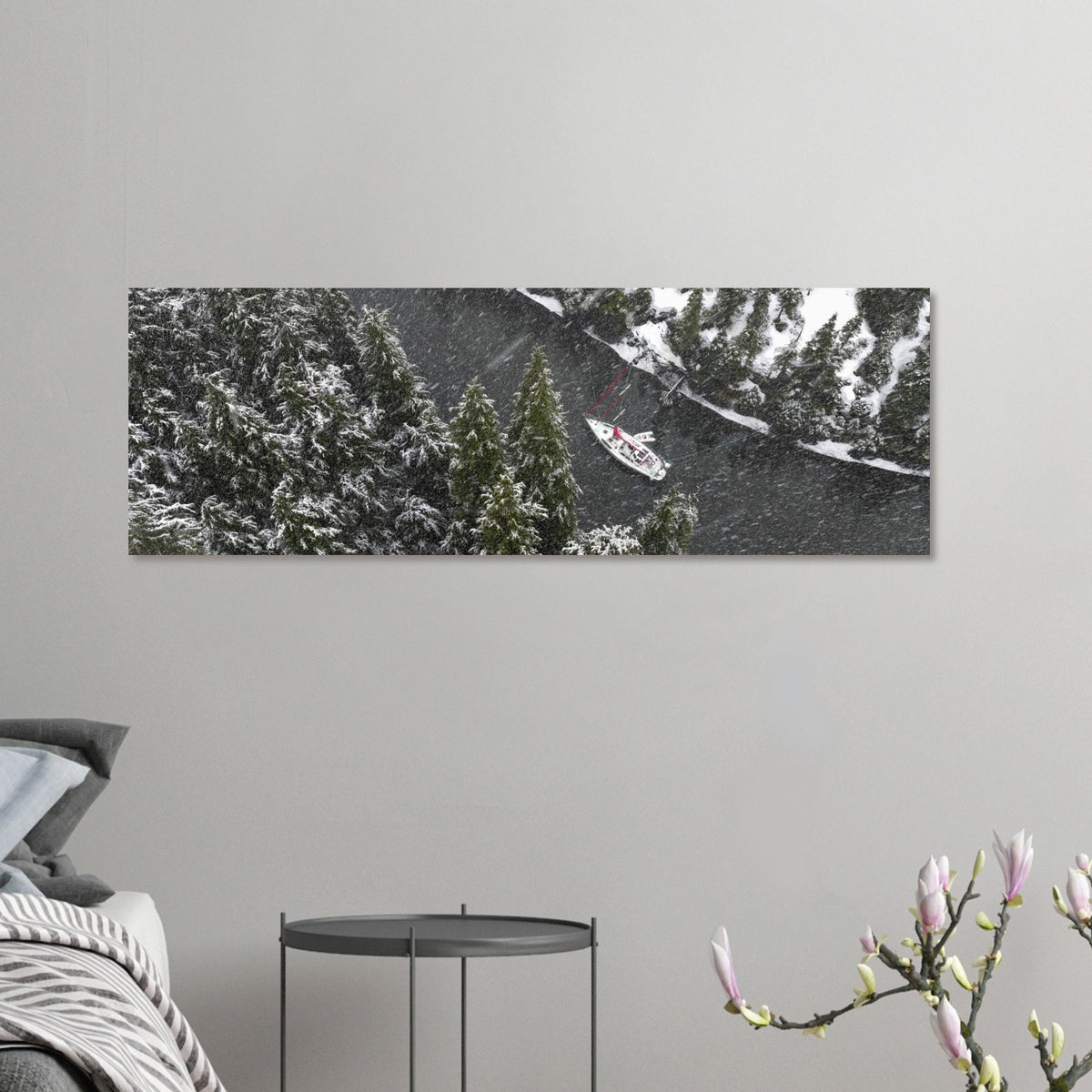 Escaping the winter storm, Eaglek Bay, Alaska (horizontal)
